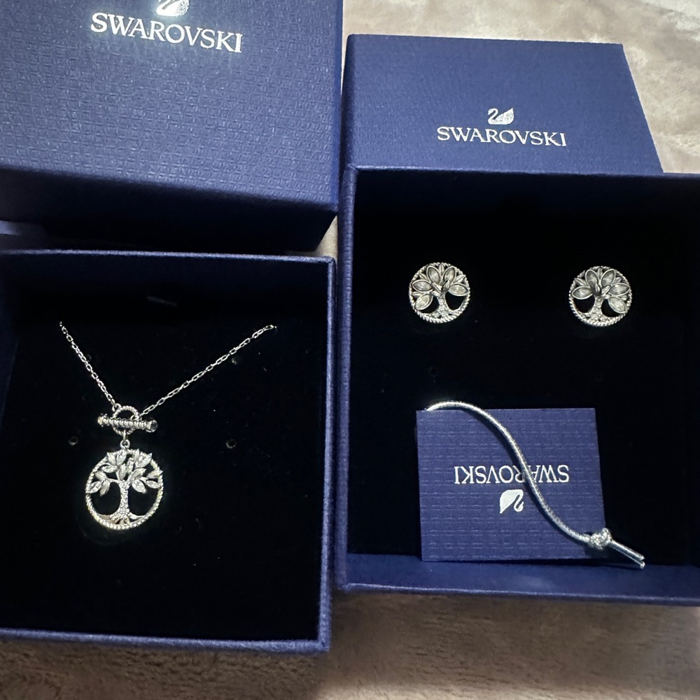Swarovski Silver Jewelry Set